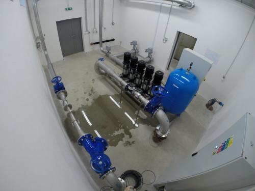 Siemens Mohelnice – Vystrojení vodojemu