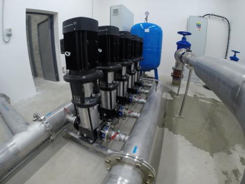 Siemens Mohelnice – Vystrojení vodojemu